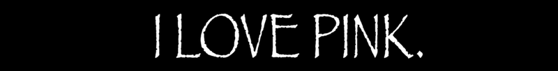 I Love Pink Blinkie